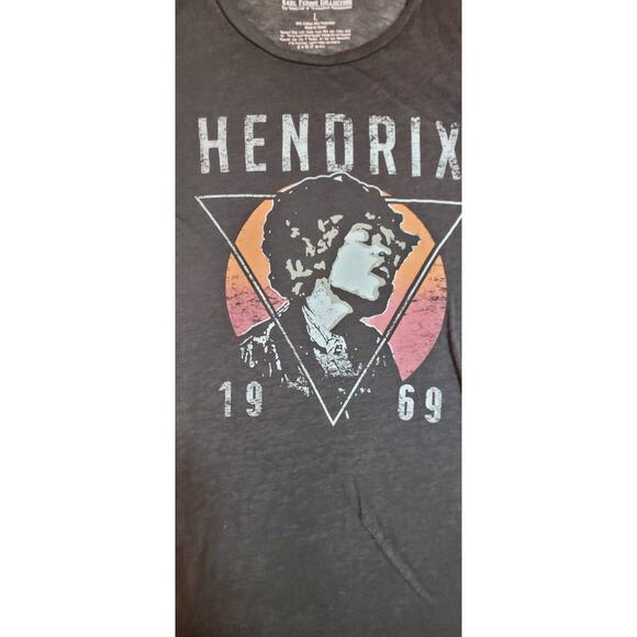 Karl Ferris Mens Jimi Hendrix 1969 L Sleeveless Tank Top Rock Retro Grunge Punk - Picture 3 of 8